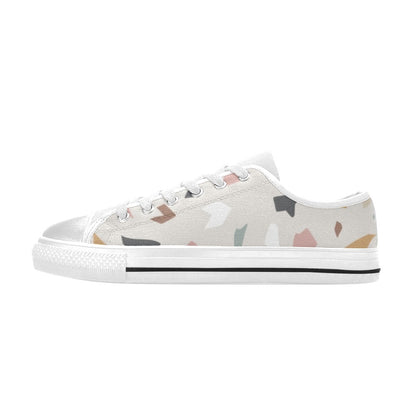 Terrazzo - Women's Classic Canvas Shoes