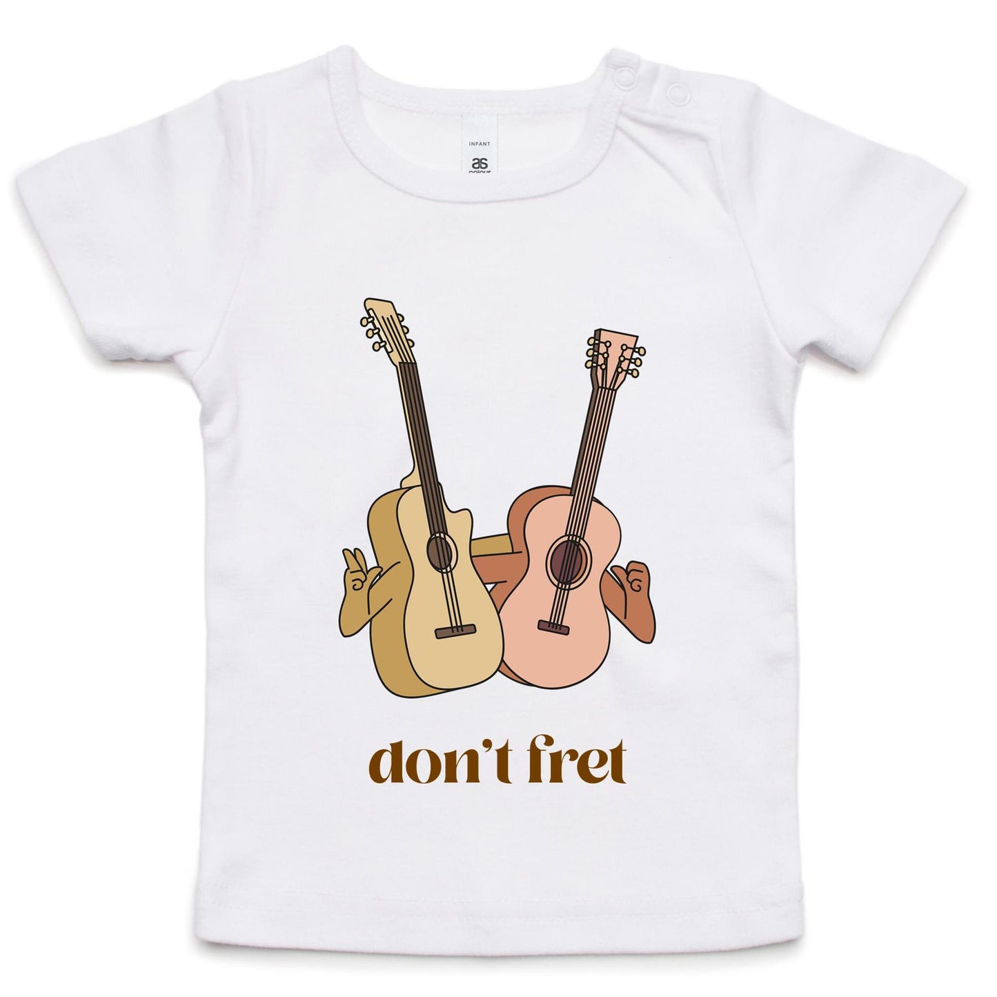 Don't Fret, Guitars - Baby T-shirt