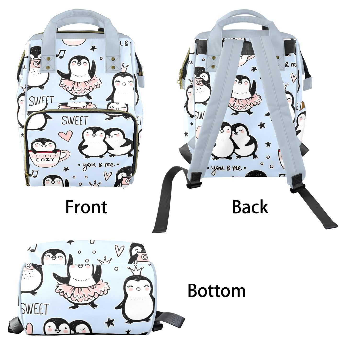 Penguin Love - Multifunction Backpack