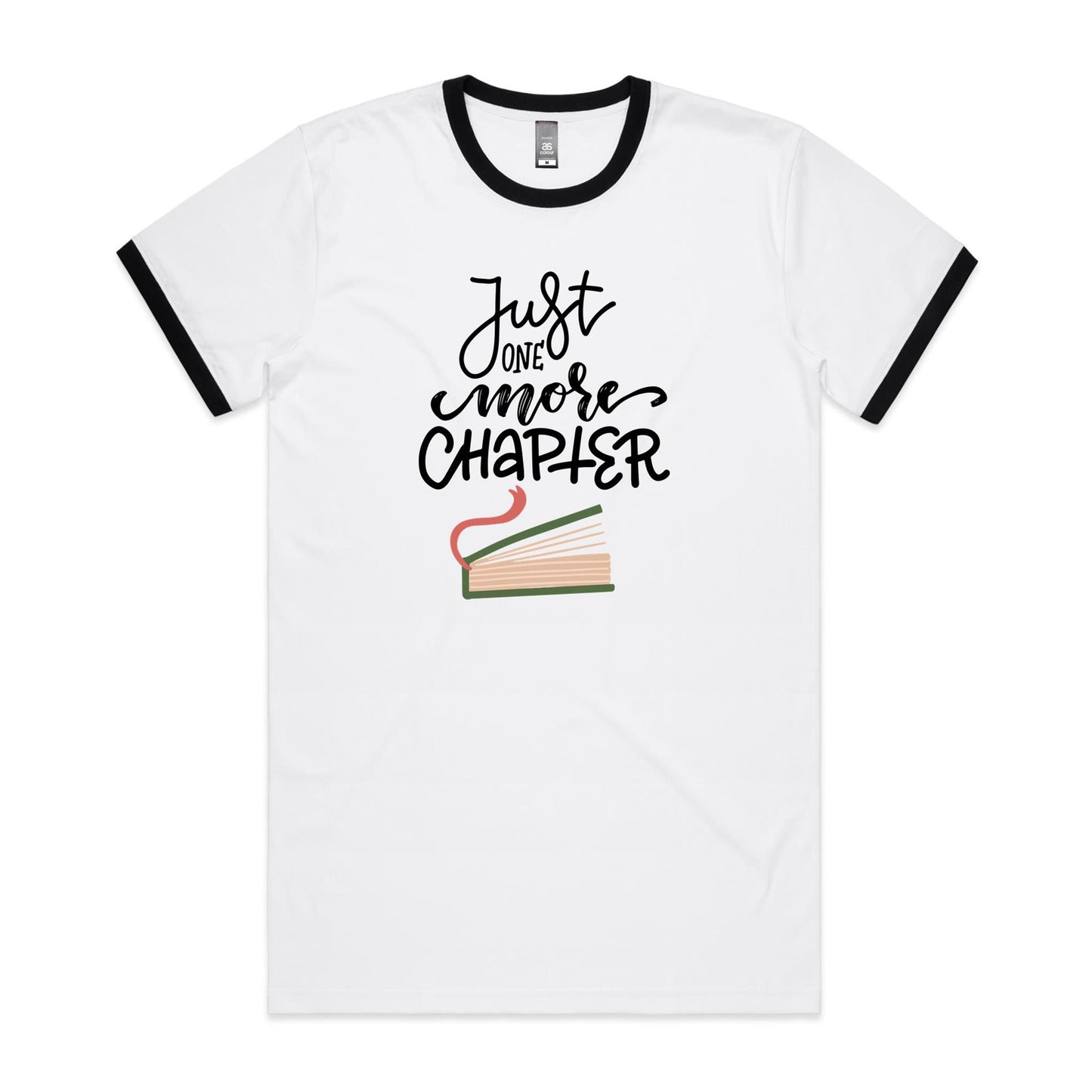 Just One More Chapter, Books - Staple Ringer Tee