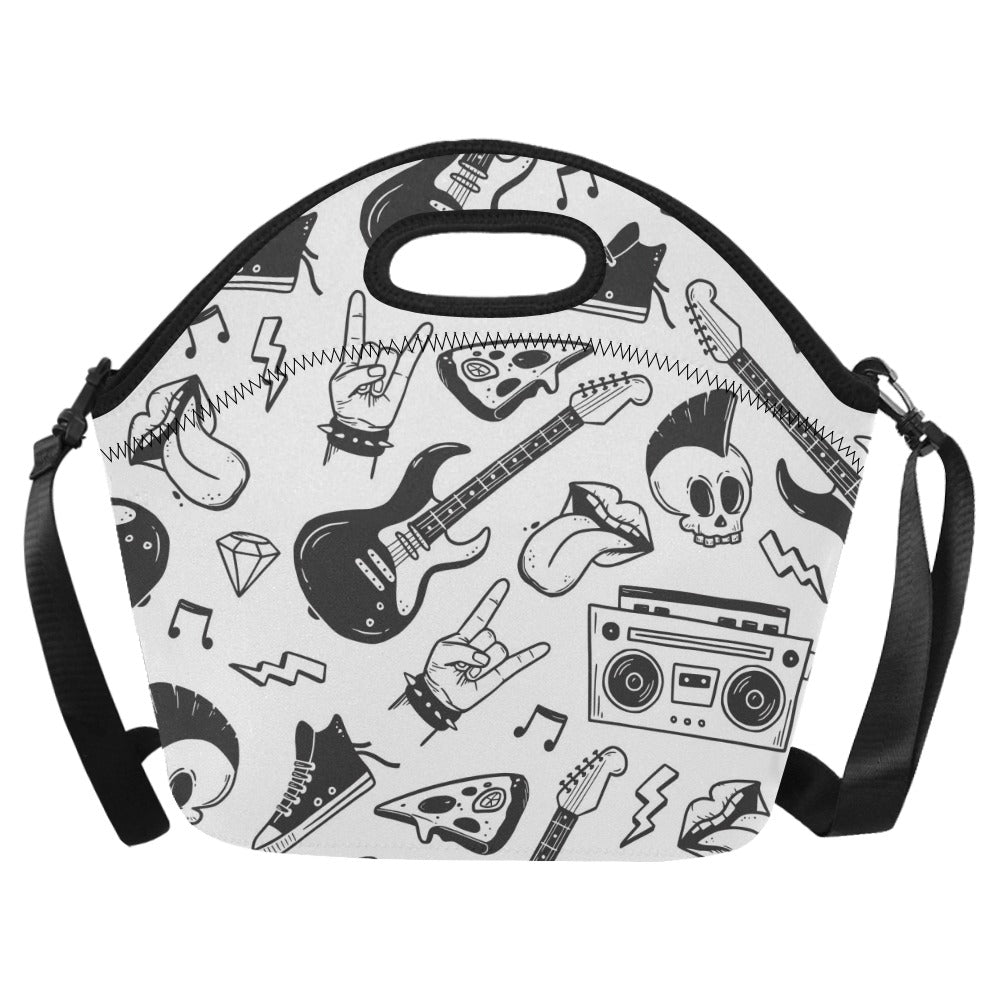 Rock Music - Neoprene Lunch Bag/Large