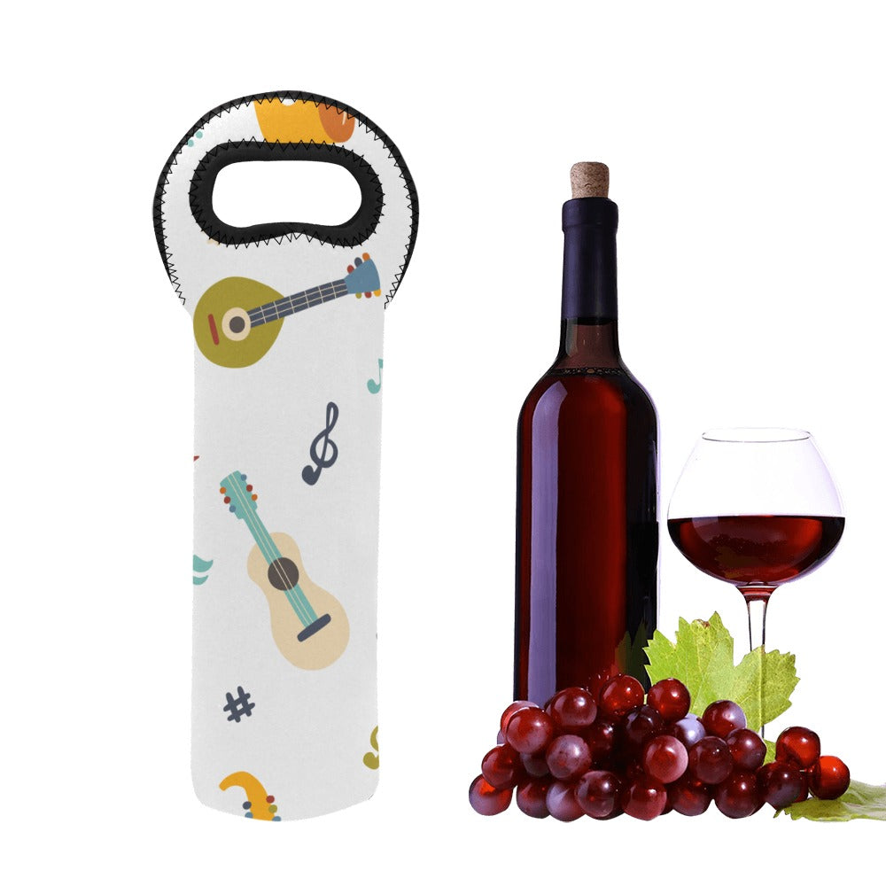 Guitar Music - Neoprene Wine Bag