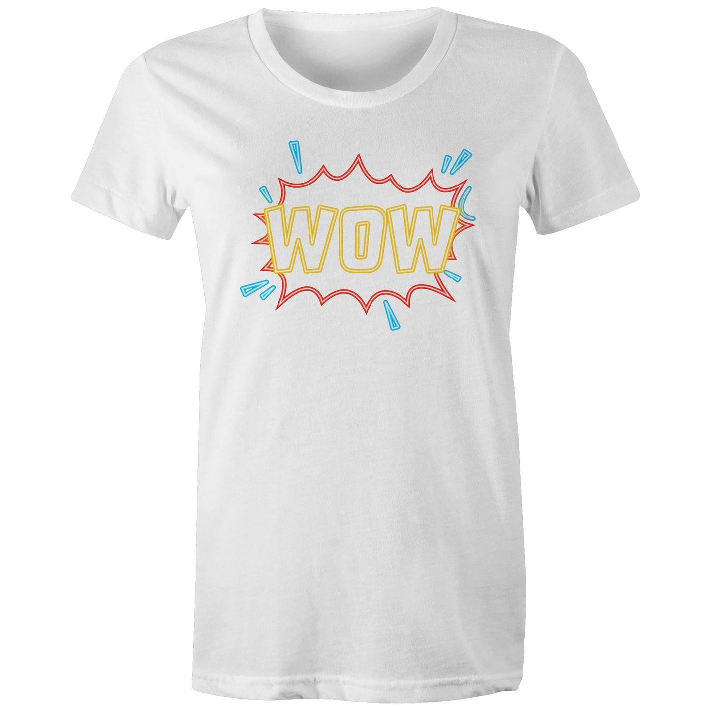 Wow, Comic Book - Womens T-shirt