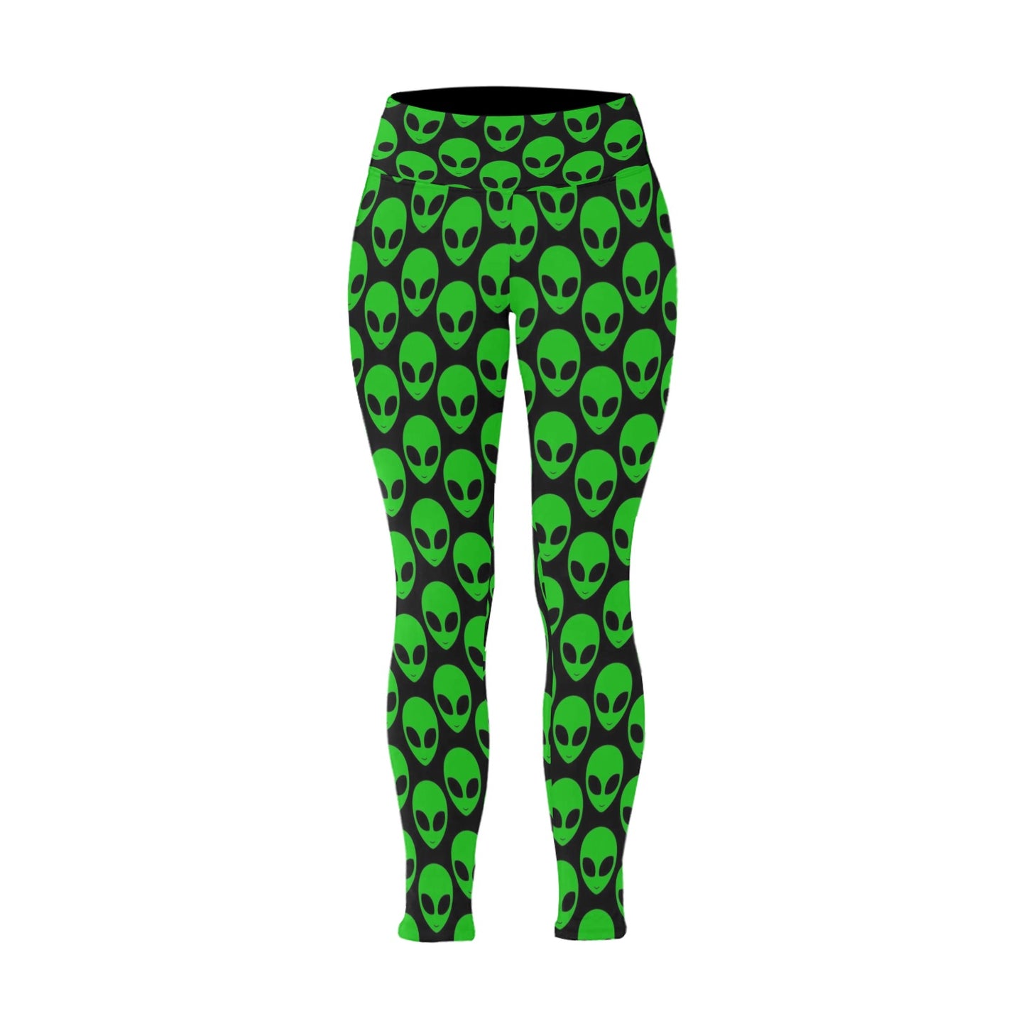 Aliens - Womens High Waist Leggings (Sizes 16-22)