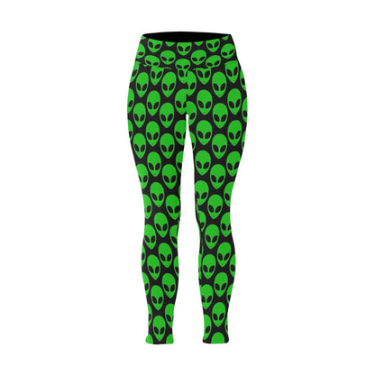 Aliens - Womens High Waist Leggings (Sizes 16-22)