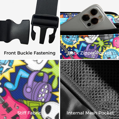 Sticker Music - Belt Bag Belt Bag Music Printed Offshore