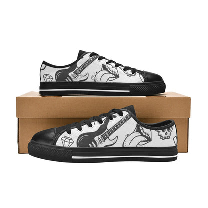 Rock Music - Men's Classic Canvas Shoes