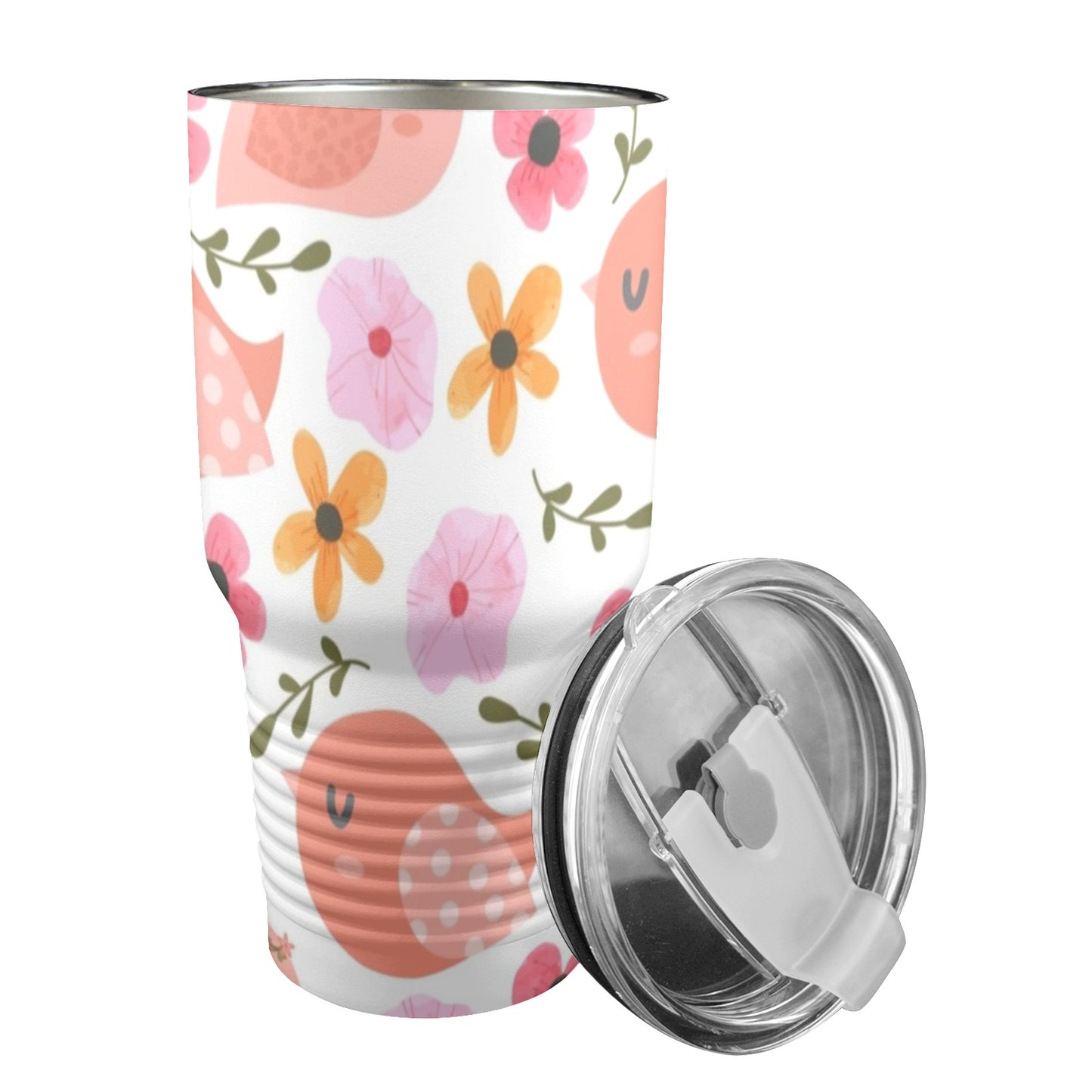 Lovely Birds - 30oz Insulated Stainless Steel Mobile Tumbler