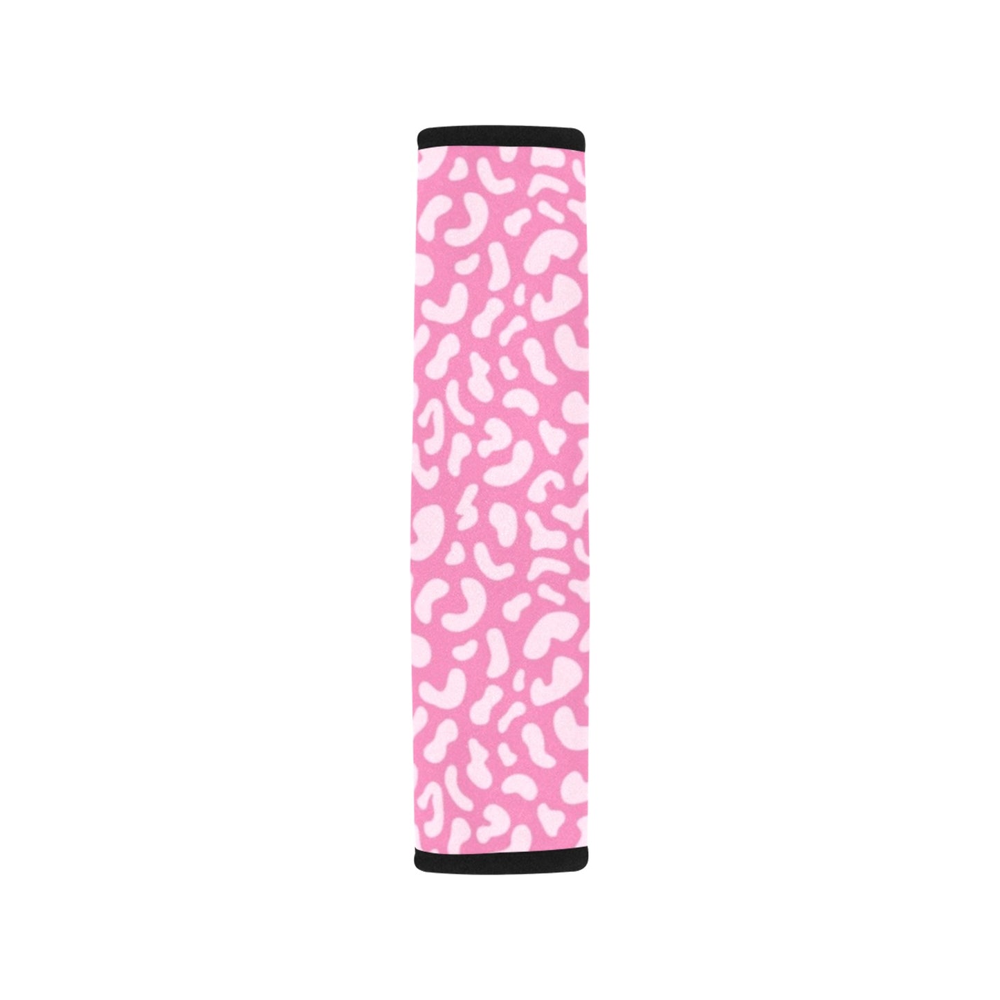 Pink Leopard - Car Seat Belt Cover 7''x10'' (Pack of 2)