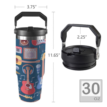 Music Instruments - 30oz Tumbler with Top Handle