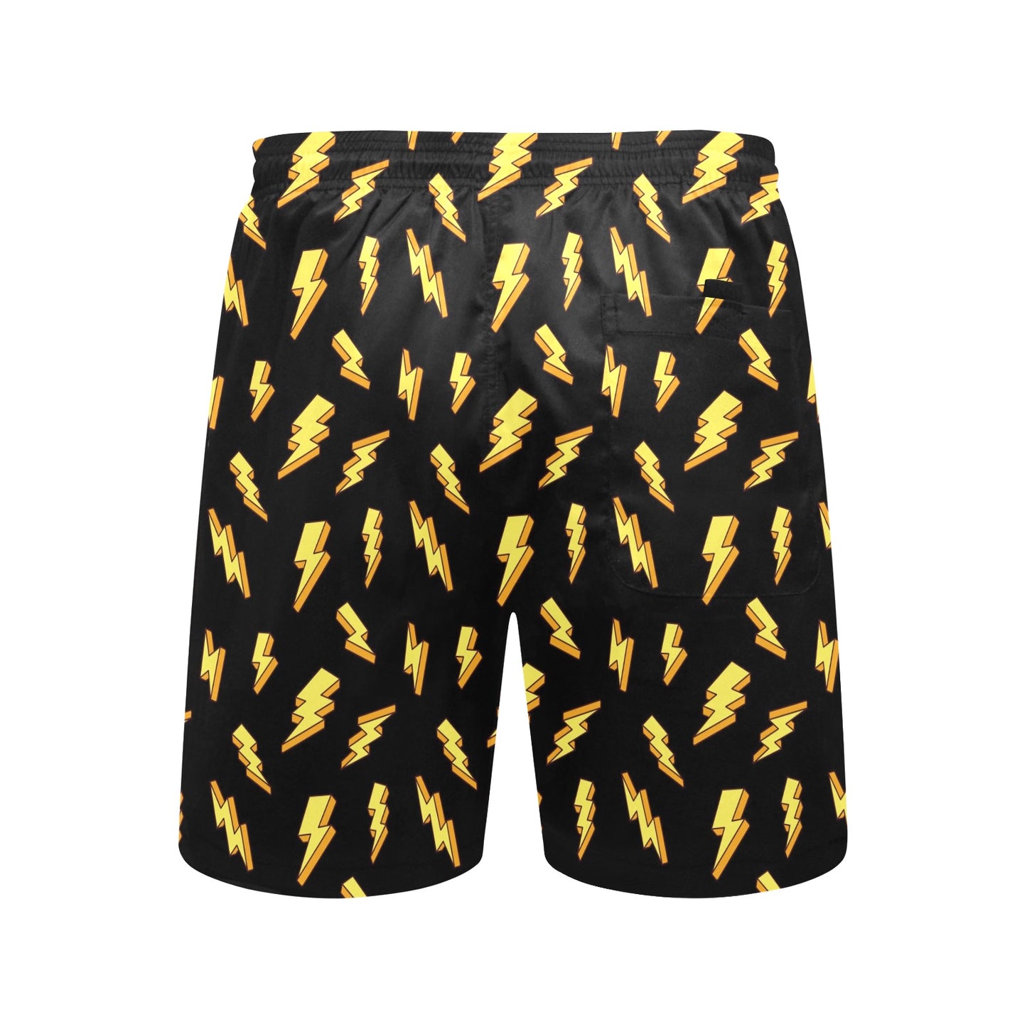 Lightning Bolts - Men's Mid-Length Beach Shorts