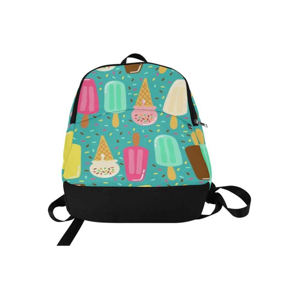 Ice Cream - Fabric Backpack for Adult Adult Casual Backpack Food Printed Offshore Summer