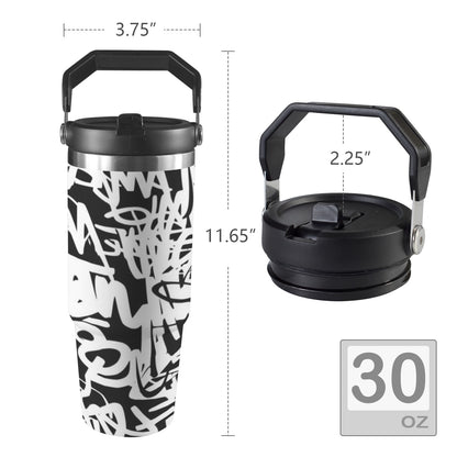 Graffiti - 30oz Tumbler with Top Handle