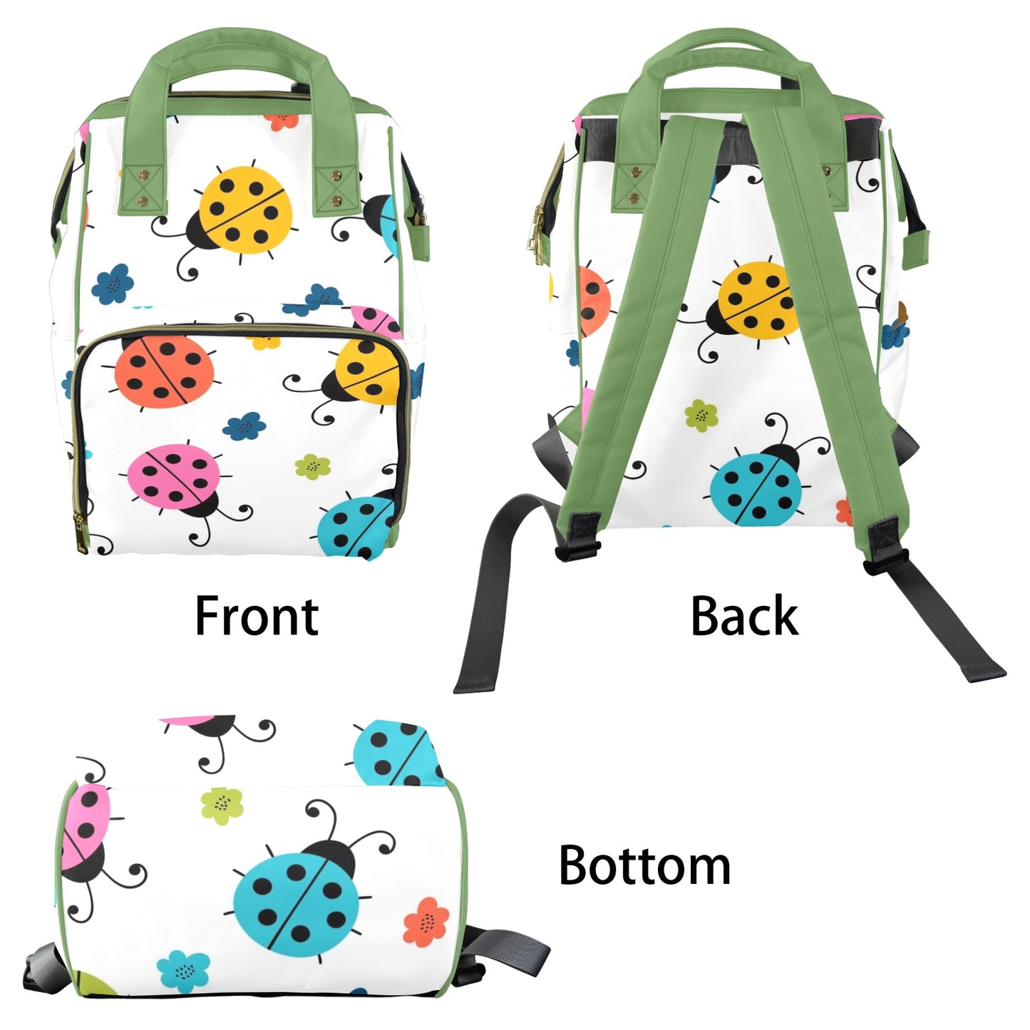 Ladybugs - Multifunction Backpack