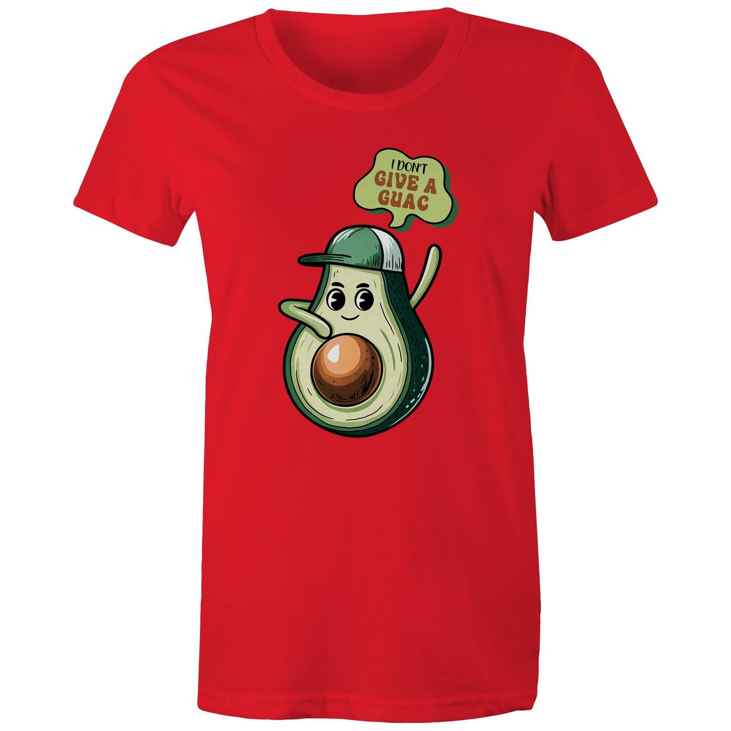 Avocado, I Don't Give A Guac - Womens T-shirt