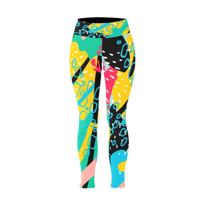 Bright And Colourful - Women's Plus Size High Waist Leggings Women's Plus Size High Waist Leggings Printed Offshore