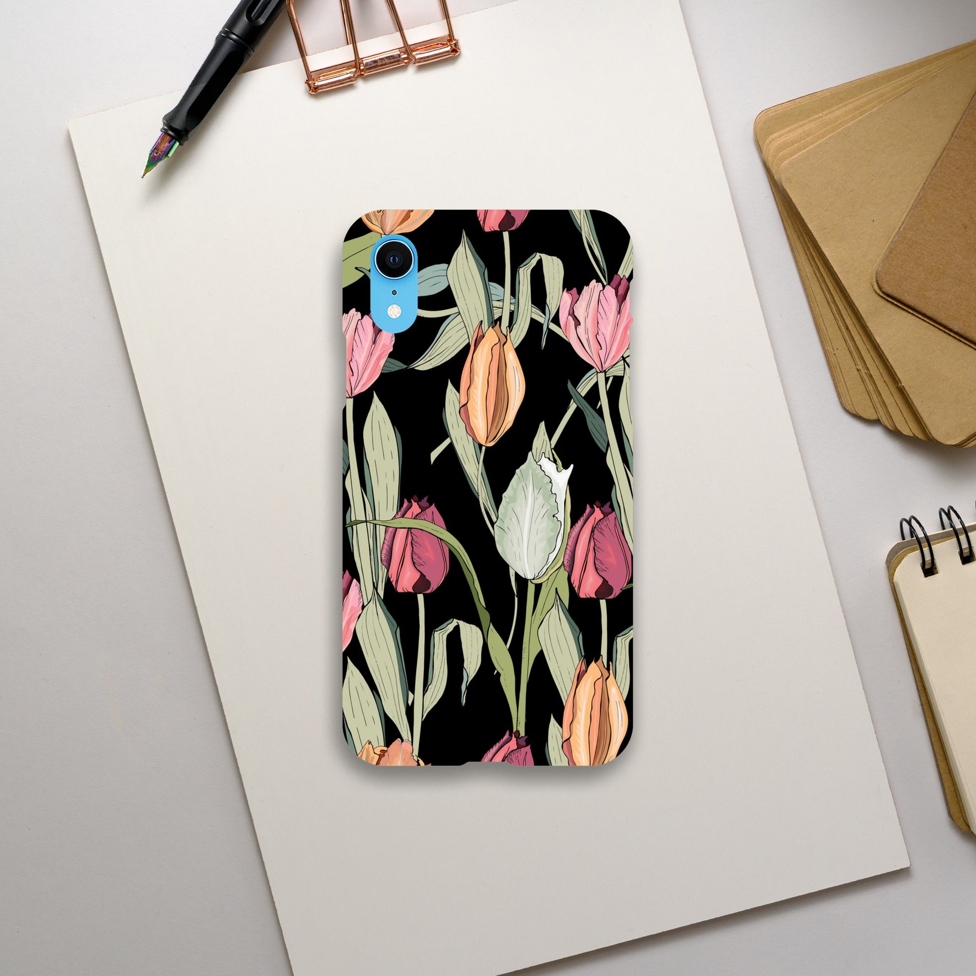 Tulips - Slim case Apple - iPhone XR Print Material Globally Fulfilled