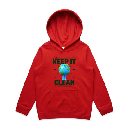 Earth, Just Keep It Clean - Youth Supply Hood