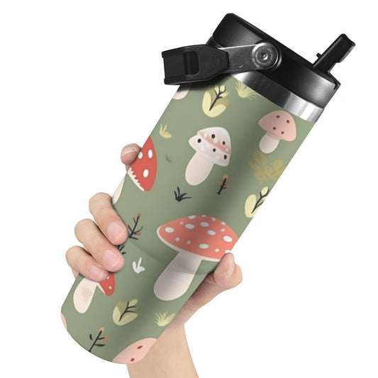 Toadstools - 30oz Tumbler with Top Handle