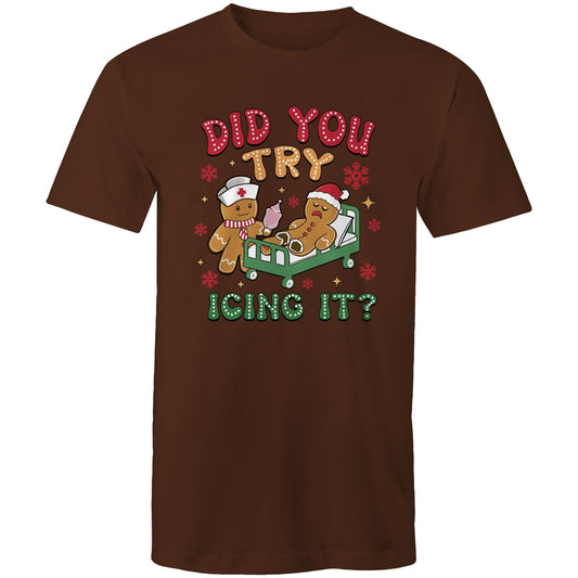 Funny Gingerbread, Did You Try Icing It - Mens T-Shirt