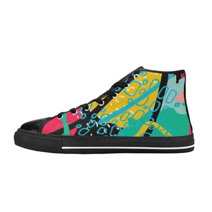 Bright And Colourful - Kids High Top Canvas Shoes Kids High Top Canvas Shoes Printed Offshore