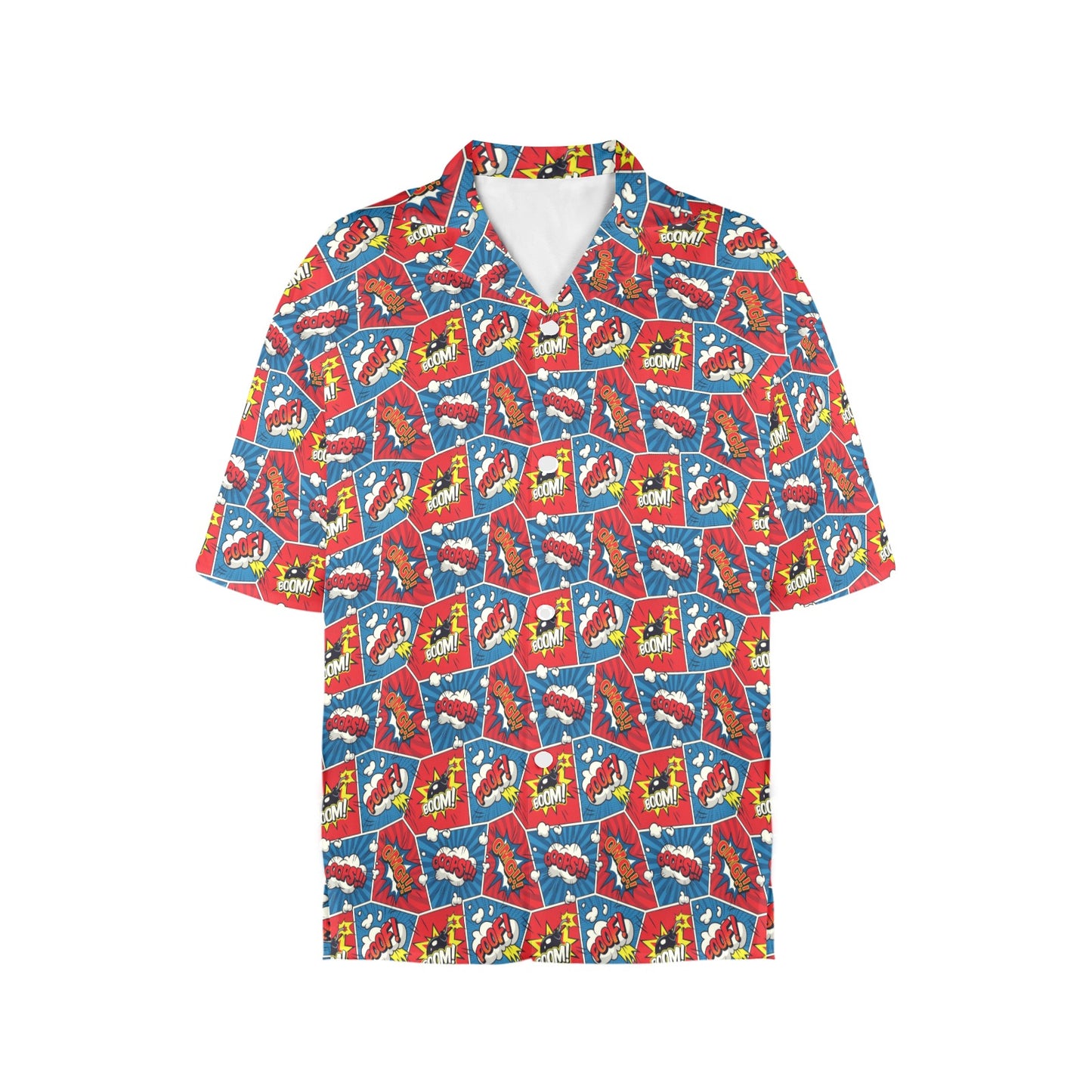 Comic Book Pop - Womens Hawaiian Shirt