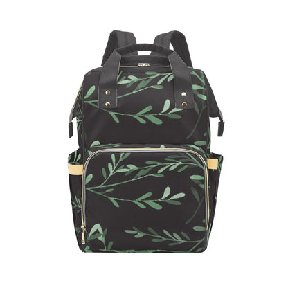 Delicate Leaves - Multifunction Backpack Multifunction Backpack Plants Printed Offshore