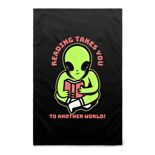 Reading Takes You To Another World - AS Colour Tea Towel