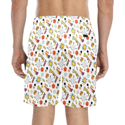 Super Dog - Men's Mid-Length Beach Shorts