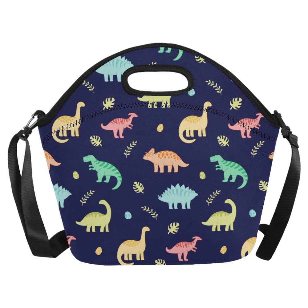 Dinosaurs - Neoprene Lunch Bag/Large Neoprene Lunch Bag/Large Printed Offshore