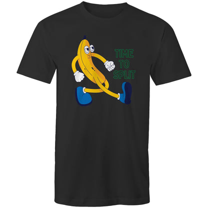 Time To Split, Banana - Mens T-Shirt