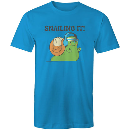 Snailing It - Mens T-Shirt