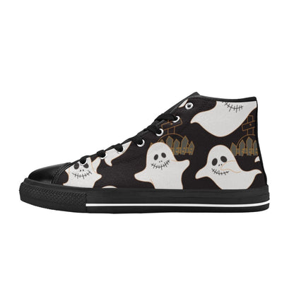 Ghosts - Women's High Top Canvas Shoes