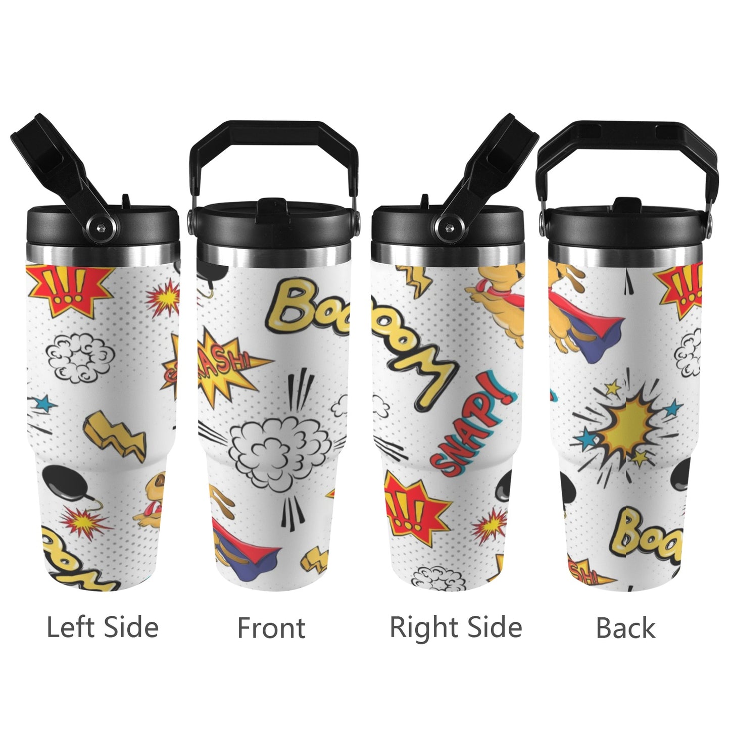 Superdog - 30oz Tumbler with Top Handle