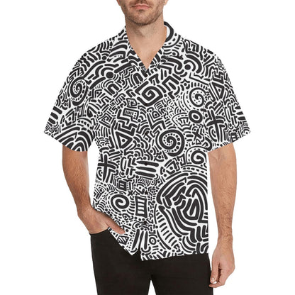 Black And White - Hawaiian Shirt