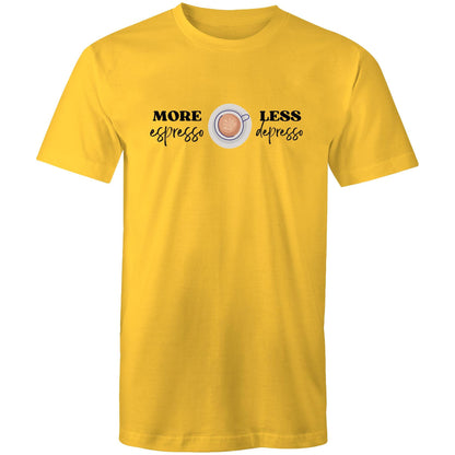 More Espresso Less Depresso - Mens T-Shirt