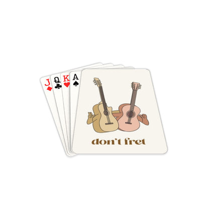 Don't Fret, Guitars - Playing Cards 2.5"x3.5" Playing Card 2.5"x3.5"