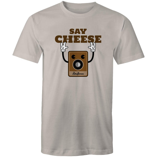 Say Cheese, Vintage Camera - Mens T-Shirt