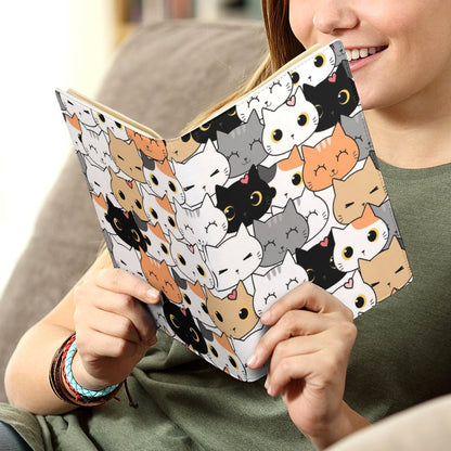 Cute Cartoon Cats - (A5) Notebook Cover