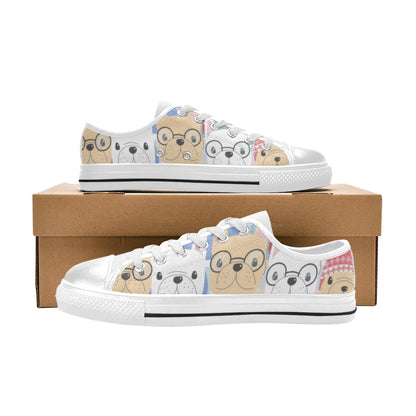 Dog Crowd - Women's Classic Canvas Shoes