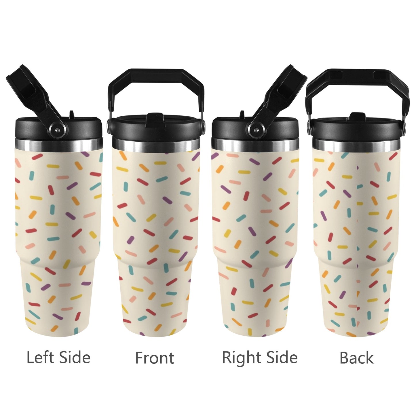 Sprinkles - 30oz Tumbler with Top Handle