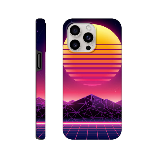 80's Sunrise - Phone Tough Case iPhone 15 Pro Max Phone Case Games Retro Sci Fi