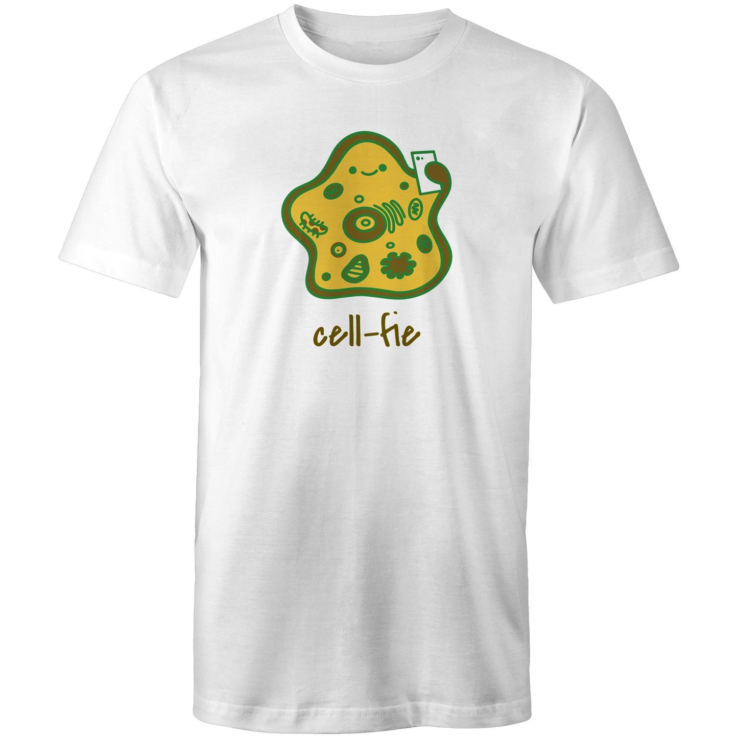 Cell-fie, Cell, Selfie - Mens T-Shirt