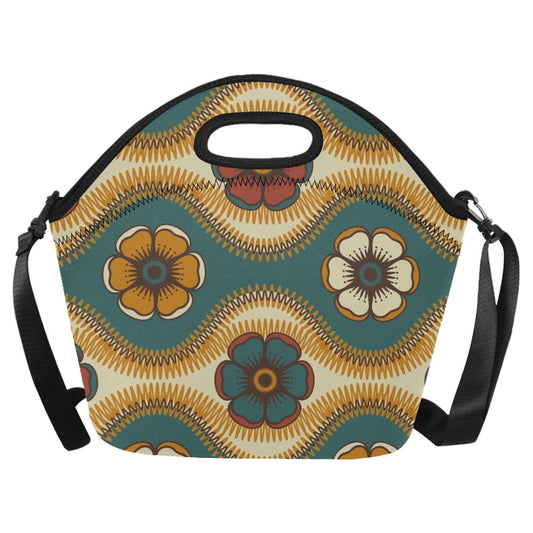 Vintage Floral - Neoprene Lunch Bag/Large