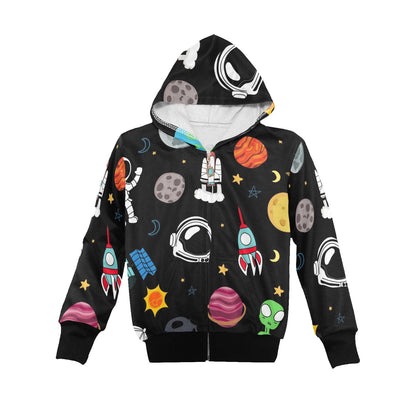 Kids Space - Junior Boys Zip Up Hoodie