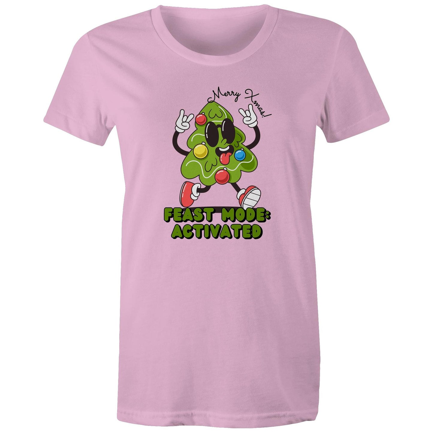 Christmas Feast Mode Activated - Womens T-shirt