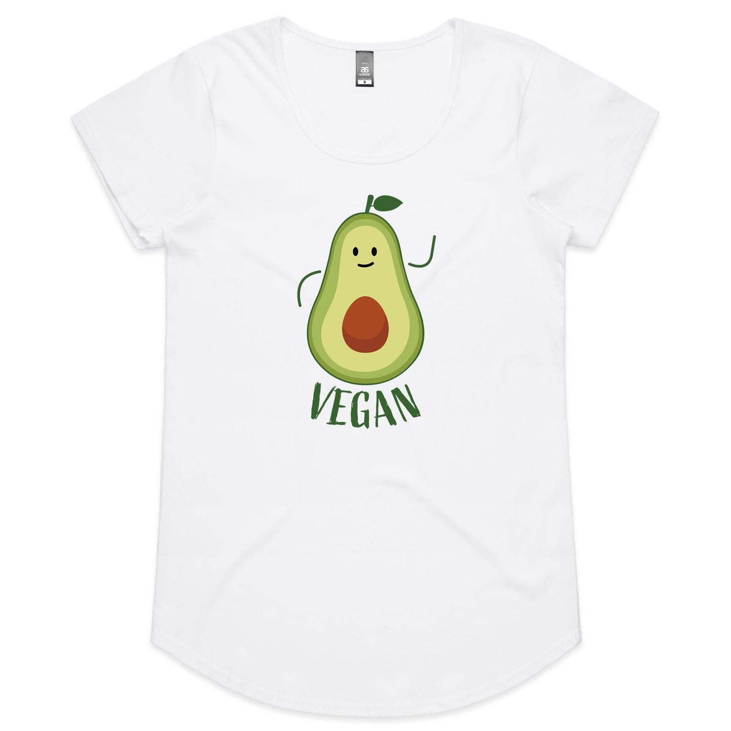 Vegan - Womens Scoop Neck T-Shirt