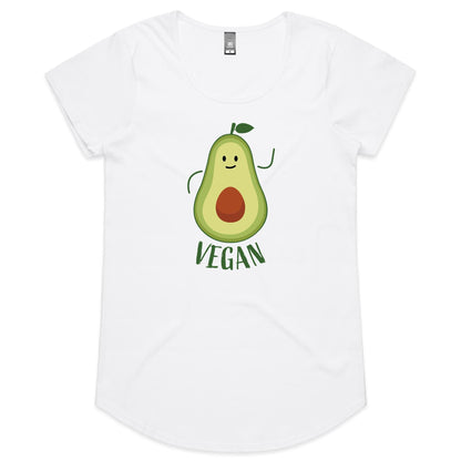 Vegan - Womens Scoop Neck T-Shirt