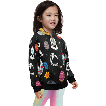 Kids Space - Junior Girls Zip Up Hoodie