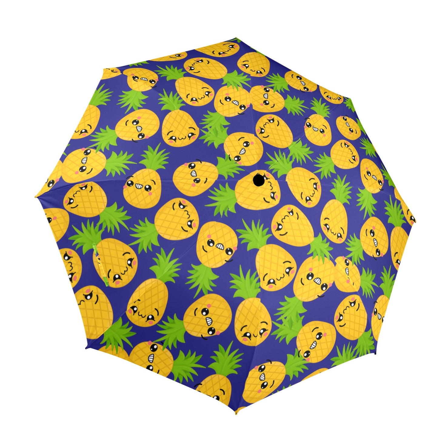 Cool Pineapples - Semi-Automatic Foldable Umbrella Semi-Automatic Foldable Umbrella